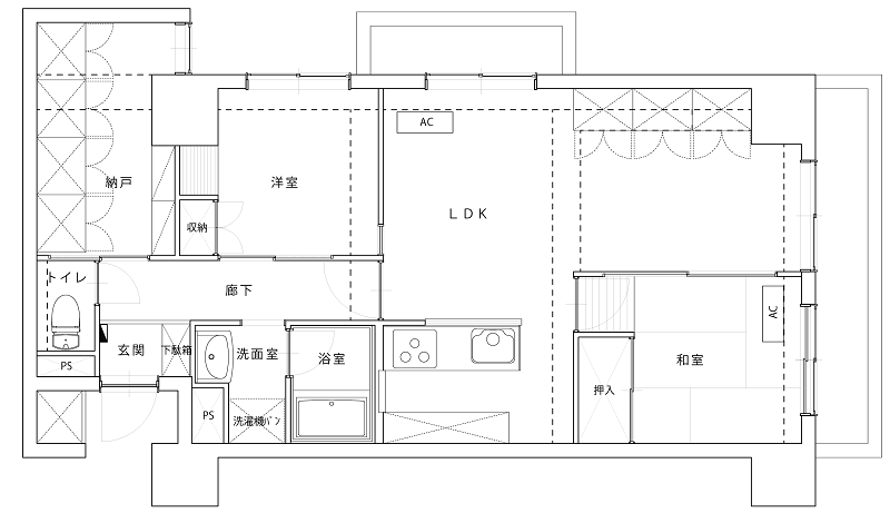221009■サニープラザ平塚701号室　既存図面・改修後平面図.png