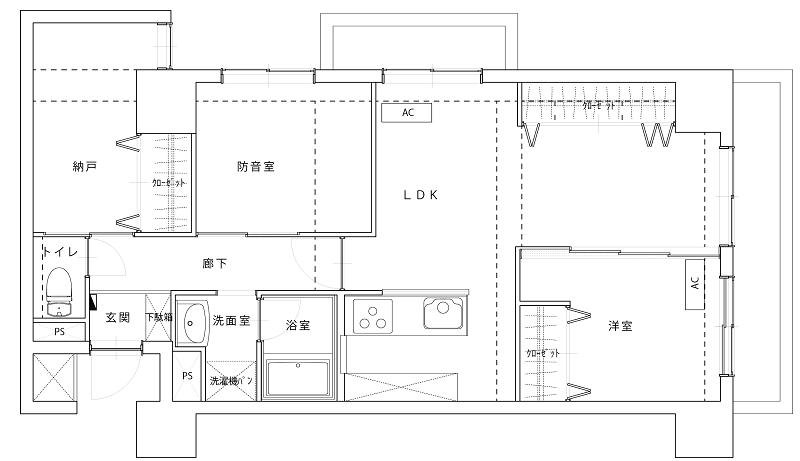 221009■サニープラザ平塚701号室　改修後平面図.png